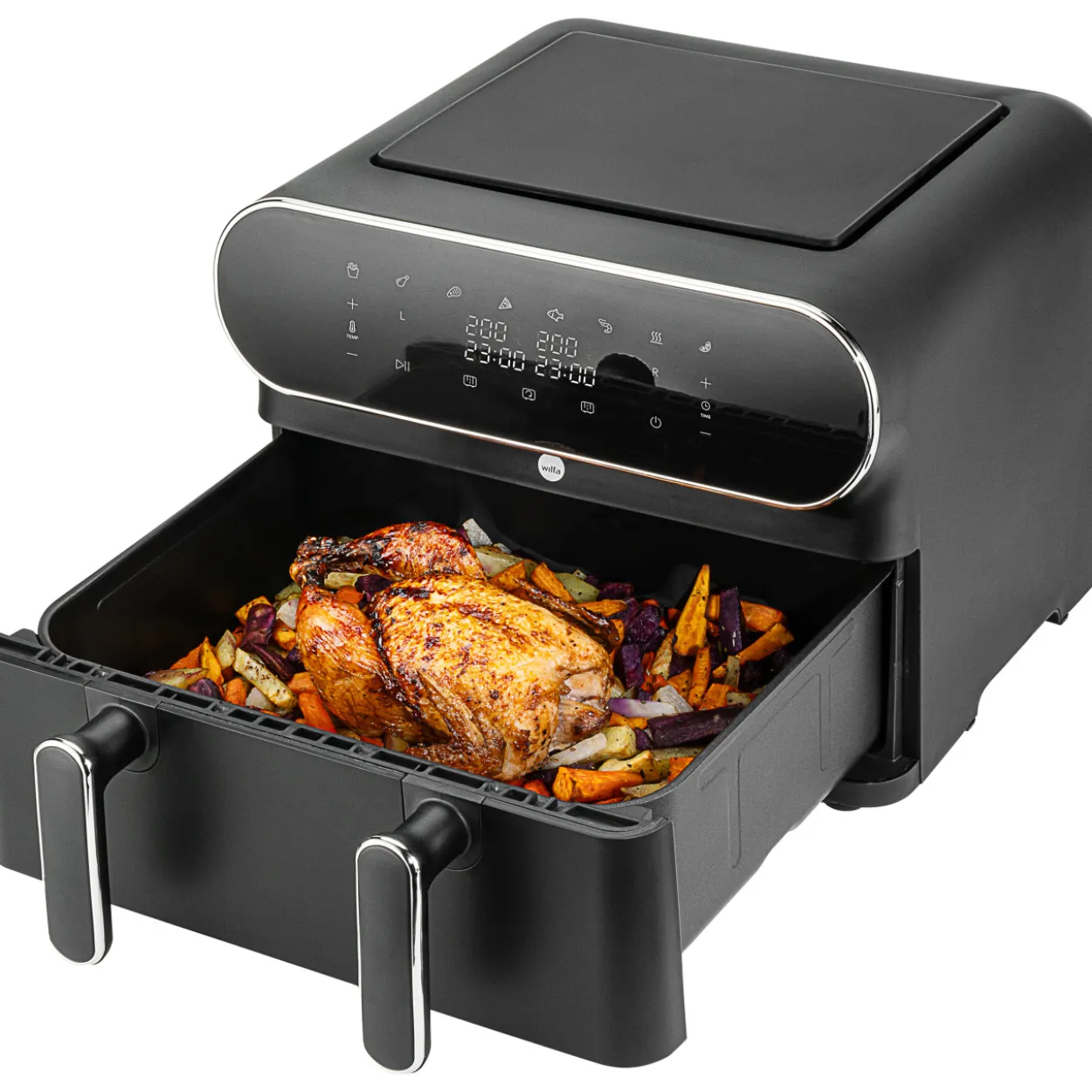 Kiertoilmakypsennin Wilfa Airfryer AF-2X50 Dual