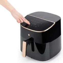 Kiertoilmakypsennin Wilfa Airfryer AFD-80SPLIT musta/ruusukulta