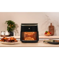 Kiertoilmakypsennin Wilfa Airfryer AFD-80SPLIT musta/ruusukulta