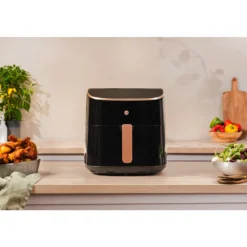 Kiertoilmakypsennin Wilfa Airfryer AFD-80SPLIT musta/ruusukulta