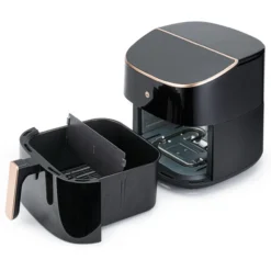 Kiertoilmakypsennin Wilfa Airfryer AFD-80SPLIT musta/ruusukulta