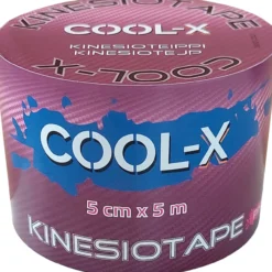 Kinesioteippi Cool-X, 5 cm x 5 m, useita värejä
