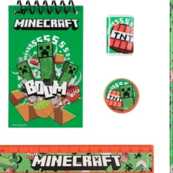 Kirjoitussetti 5 osaa Minecraft