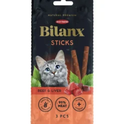 Kissan herkku Best Friend 3 x 5 g Bilanx Sticks lihatikku nauta & maksa