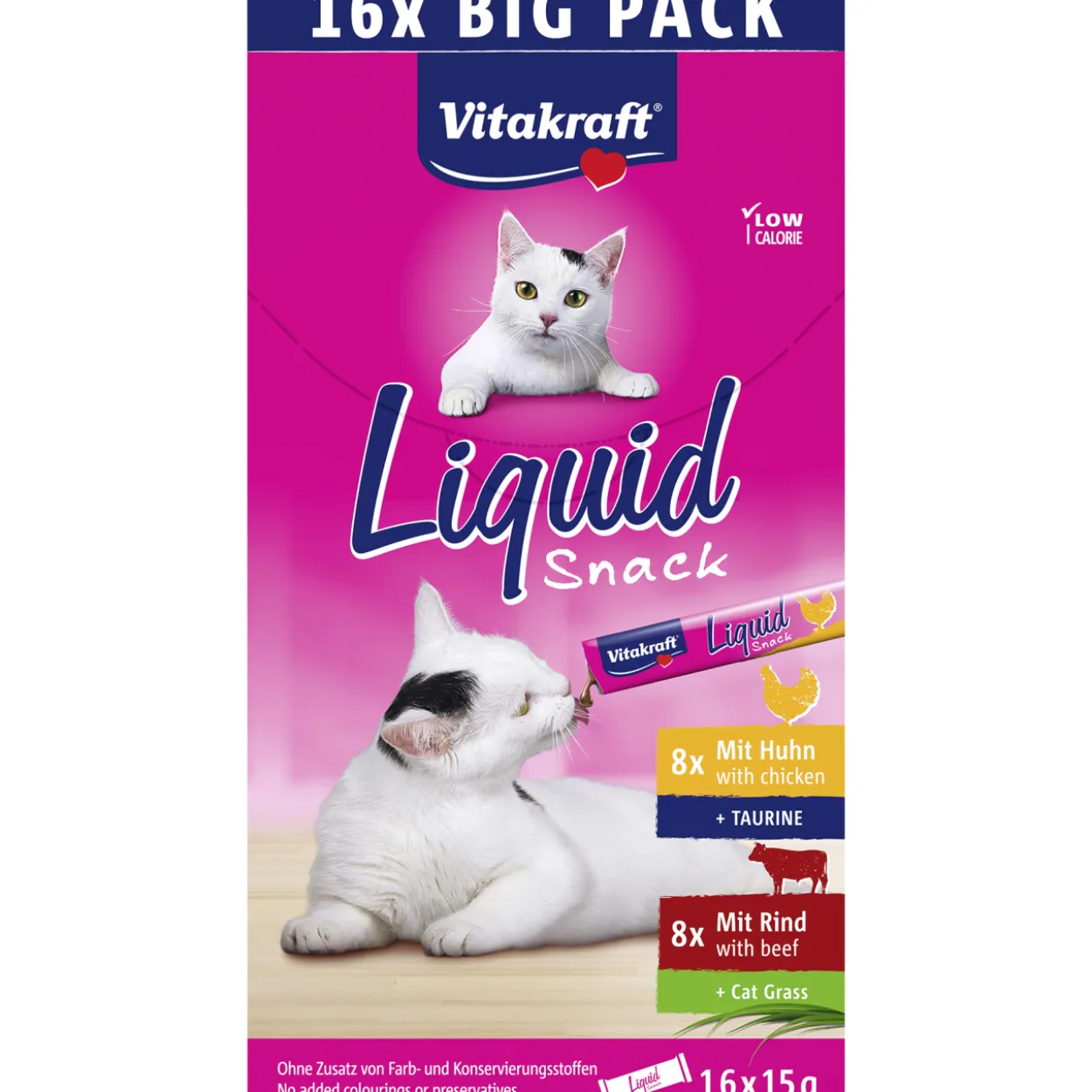 Kissanherkku Vitakraft 16x 15 g Liquid Snack Multipack