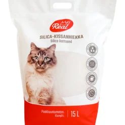 Kissanhiekka Real Cat 15 l Siliga Gel