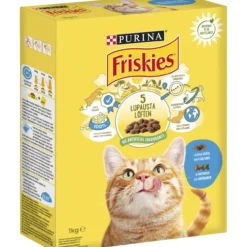 Kissanruoka Friskies 1 kg lohi-kasvis