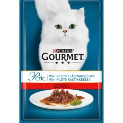 Kissanruoka 85 g Nautaa Minifilets kastikkeessa