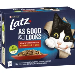 Kissanruoka Latz 12 x 85 g AGAIL Countryside lajitelma hyytelössä