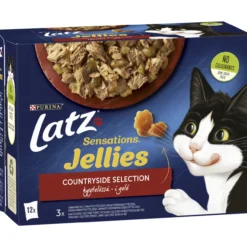 Kissanruoka Latz 12 x 85 g Sensations Jellies Countryside lajitelma hyytelössä