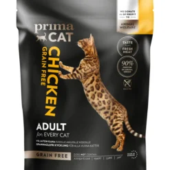 Kissanruoka PrimaCat 400 g Viljaton kana aikuisille kissoille
