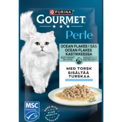 Kissanruoka Purina Gourmet 85 g Perle Ocean Flakes turska