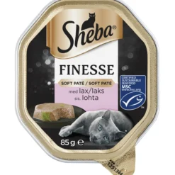 Kissanruoka Sheba 85 g Finesse Soft Paté lohta