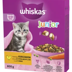 Kissanruoka Whiskas 800 g Junior Kanaa