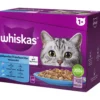 Kissanruoka Whiskas 12 x 85 g 1+ Kalasuosikit hyytelössä