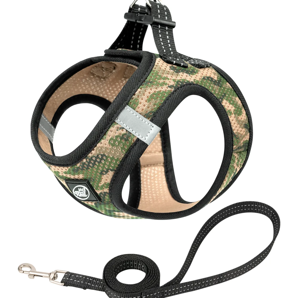 Kissanvaljaat + talutin -setti Real Cat Camo