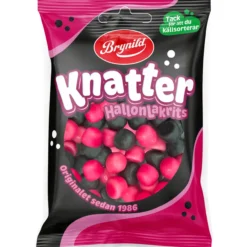 Knatter Vadelma & Lakritsi Brynild 80 g