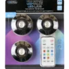 Kohdevalaisin Berg RGB LED ladattava 3 kpl musta
