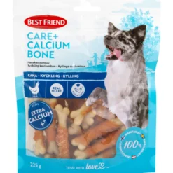 Koiran herkku Best Friend 225 g Care+ kanakalsiumluu