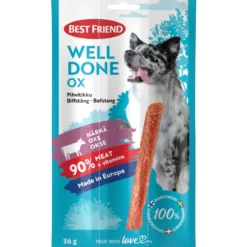 Koiran herkku Best Friend 36 g Welldone härkäpihvitikku
