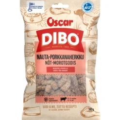 Koiranherkku Dibo 100 gnauta-porkkanaherkku