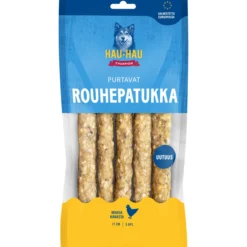 Koiran rouhepatukka Hau-Hau 5 kpl 200 g Purtavat sis. kanaa