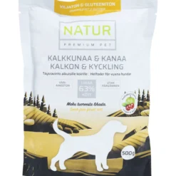 Koiranruoka-ateria Natur Premium Pet 500 g kana-kalkkuna