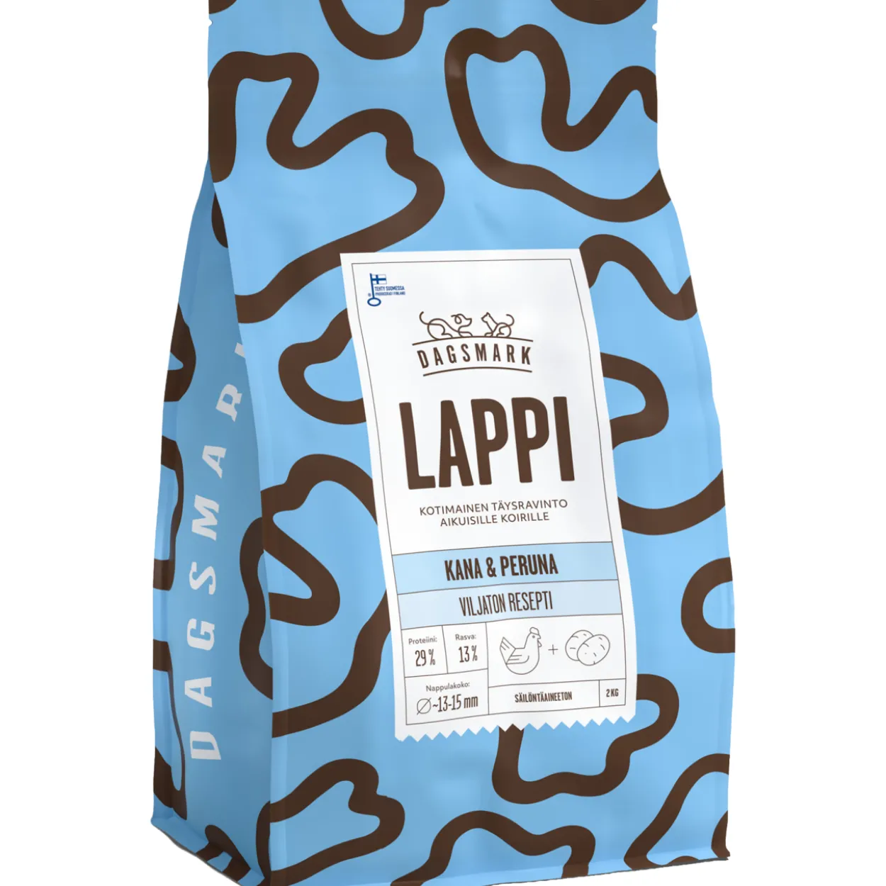 Koiranruoka Dagsmark 2 kg Lappi kana-peruna viljaton