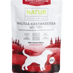 Koiranruoka NATUR PREMIUM PET 85 g kastikkeessa