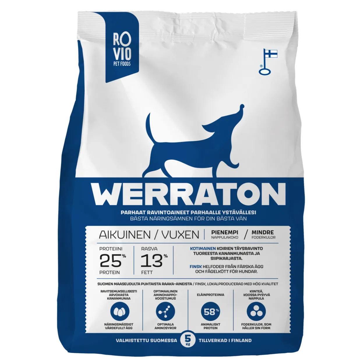 Koiranruoka Werraton 5 kg aikuinen