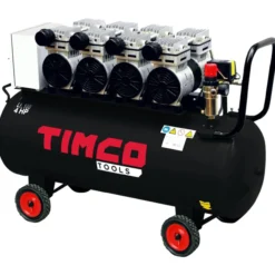 Kompressori Timco 4x1HP 100 l öljytön