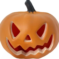 Koristekurpitsa Happy Halloween valolla