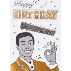 Kortti AmandaB Happy Birthday Handsome
