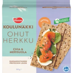 Koulunäkki Vaasan 260 g Ohut Herkku Chia & Merisuola