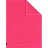 Käsipyyhe Ratia 50 x 70 cm Kohoraita fuksia