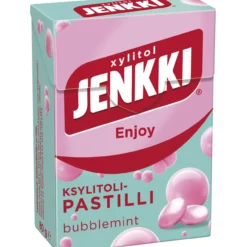 Ksylitolipastilli Jenkki Enjoy 80 g Bubblemint pastilli