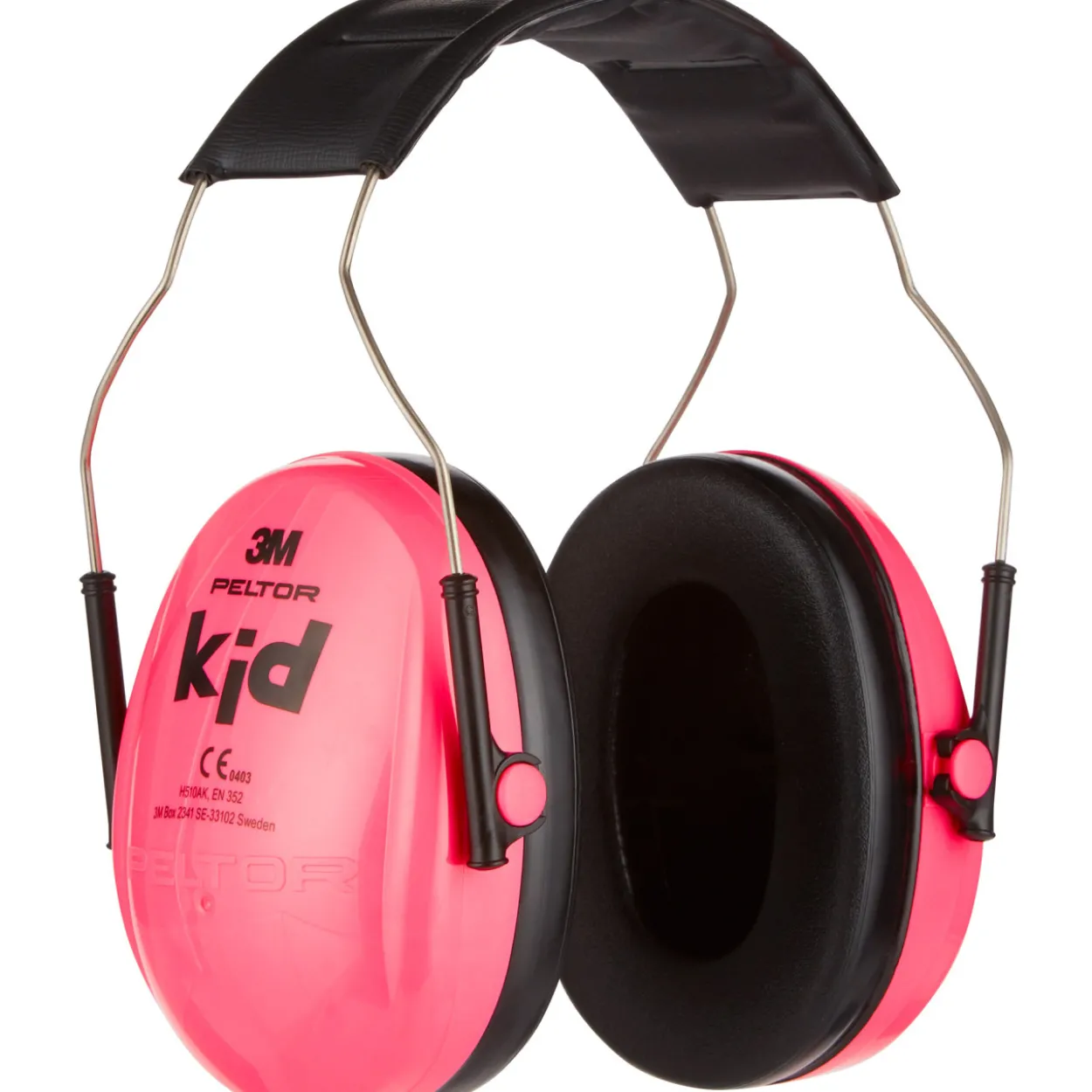 Kupusuojain 3M Peltor Kid H510AK, vaaleanpunainen (87–98 dB)