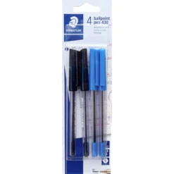 Kuulakärkikynä Staedtler 4 kpl