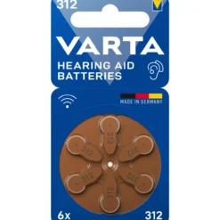 Kuulokojeparisto Varta 312 6 kpl