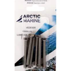 Kuusioruuvi Arctic Marine DIN933 M6x50 A4, 6 kpl