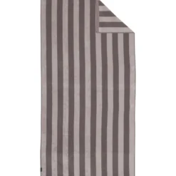 Kylpypyyhe Ratia 70 x 140 cm Raita vaaleanharmaa/harmaa