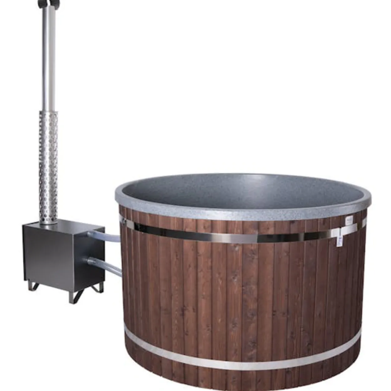 Kylpytynnyri PW-SPA Freetime L, pähkinä/graniitti 30 kW