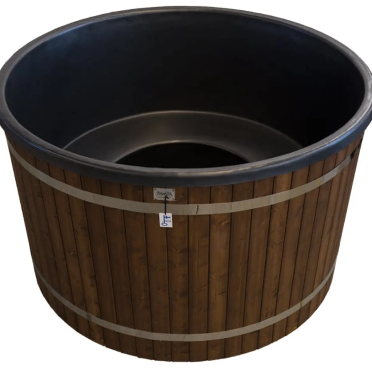 Kylpytynnyri PW-SPA Holiday, pähkinä/tummanharmaa 25 kW