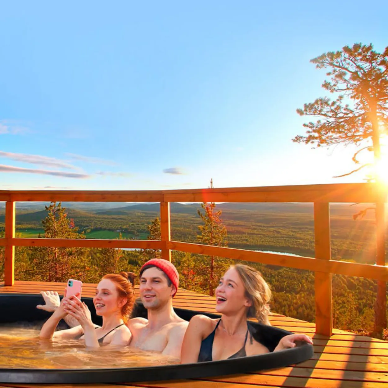 Kylpytynnyri PW-SPA Terrace, graniitti 30 kW