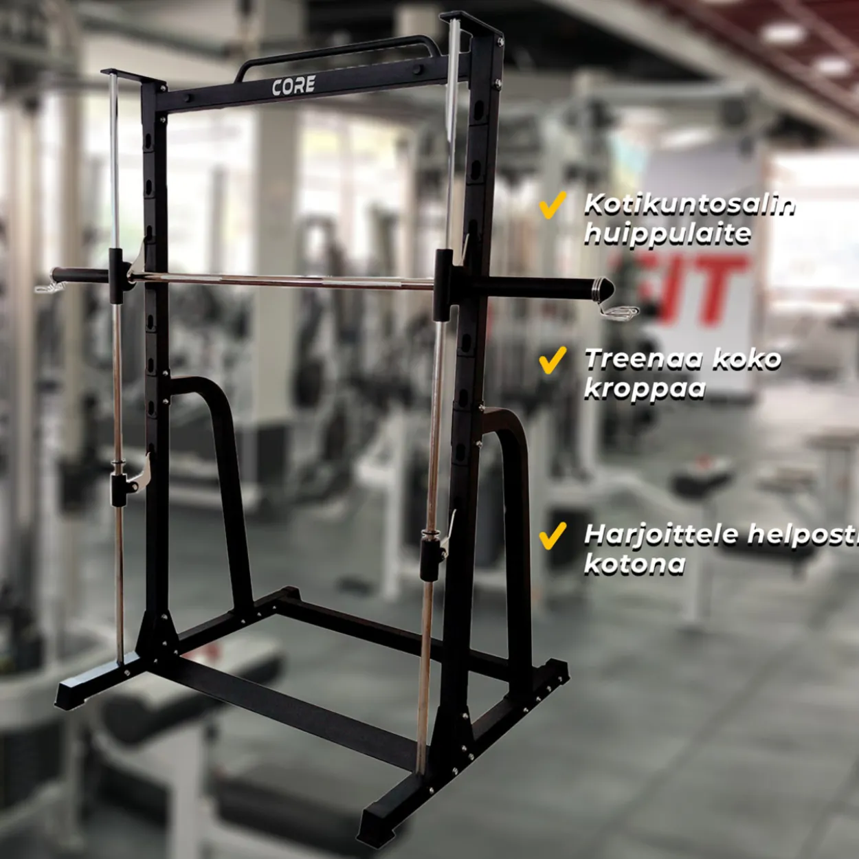 Kyykkyteline Core Smith Half Rack