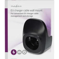 Latauskaapelin seinäteline Nedis EV