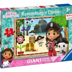 Lattiapalapeli Ravensburger 24 palaa Gabby's Dollhouse B