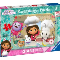 Lattiapalapeli Ravensburger 24 palaa Gabby's Dollhouse A