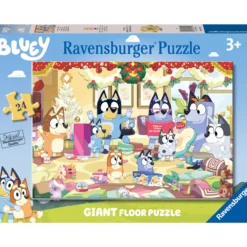 Lattiapalapeli Ravensburger 24 palaa Bluey Christmas