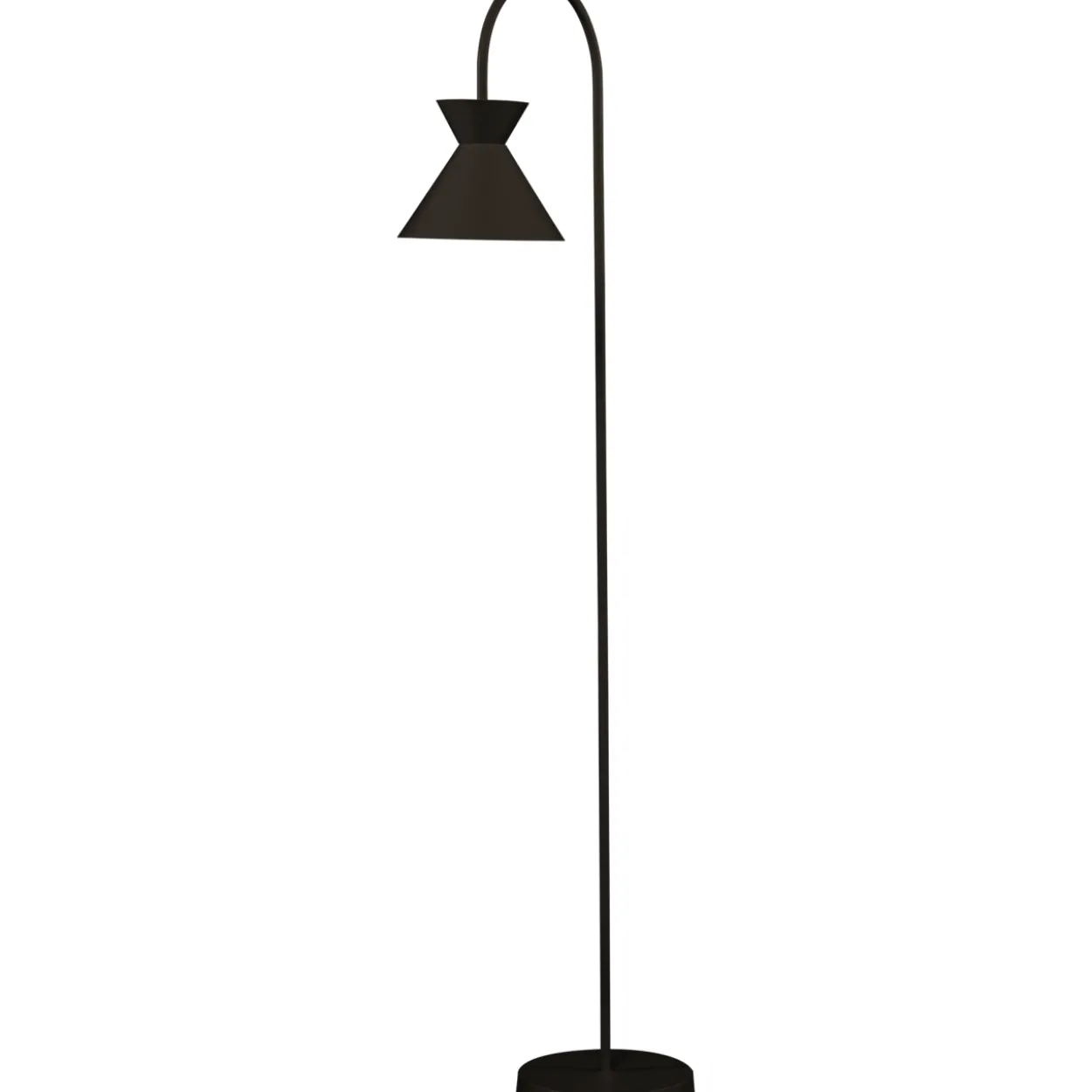 Lattiavalaisin Aneta Lighting Coni, musta